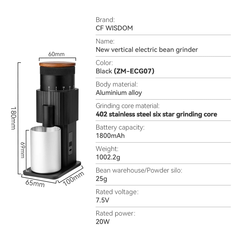 Oulu Elektryczny Młynek do Kawy