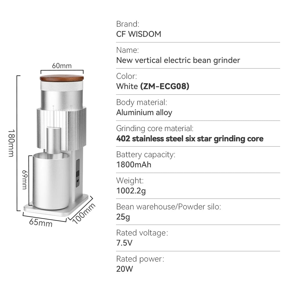 Oulu Elektryczny Młynek do Kawy